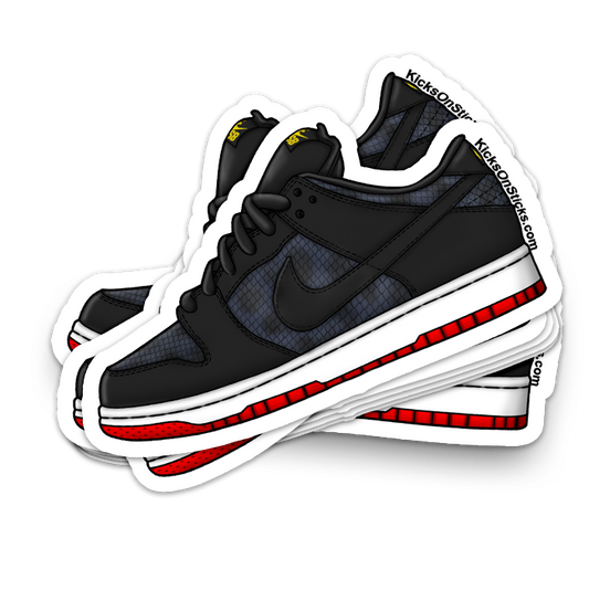 SB Dunk Low "Snake Eyes" Sneaker Sticker