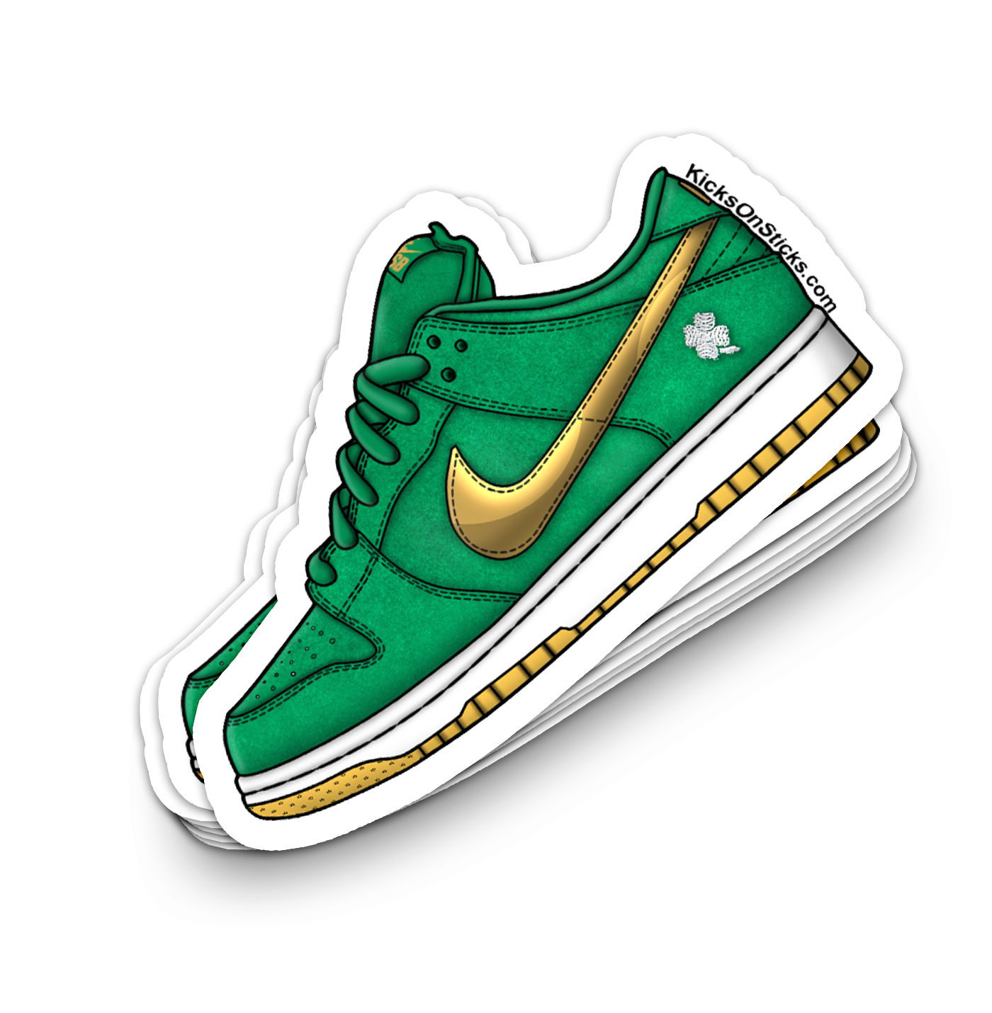 SB Dunk Low "St Patrick '22" Sneaker Sticker