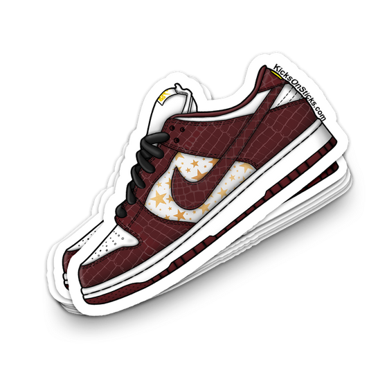 SB Dunk Low "Supreme Barkroot" Sneaker Sticker
