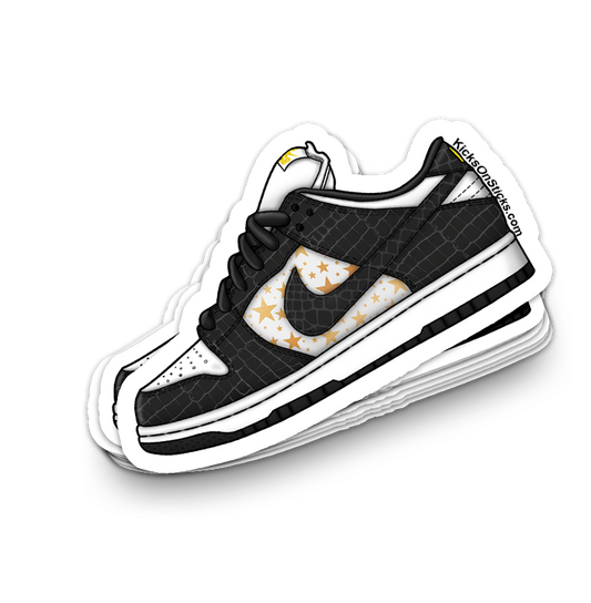 SB Dunk Low "Supreme Black 2021" Sneaker Sticker