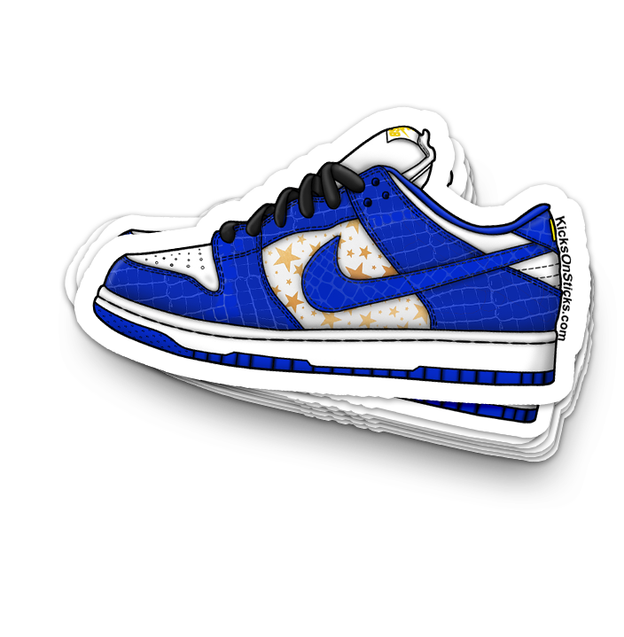 SB Dunk Low "Supreme Blue 2021" Sneaker Sticker