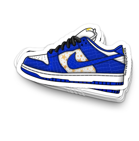 SB Dunk Low "Supreme Blue 2021" Sneaker Sticker