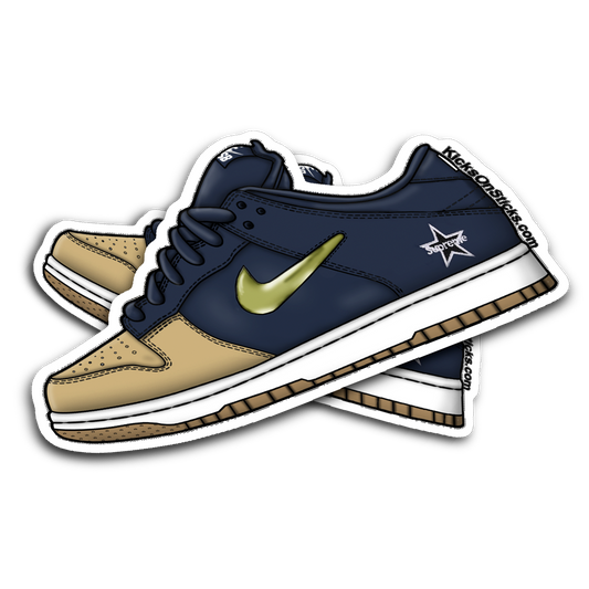 SB Dunk Low "Supreme Jewel Gold" Sneaker Sticker