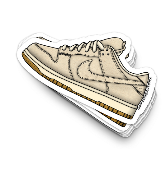 SB Dunk Low "Tokyo Canvas" Sneaker Sticker