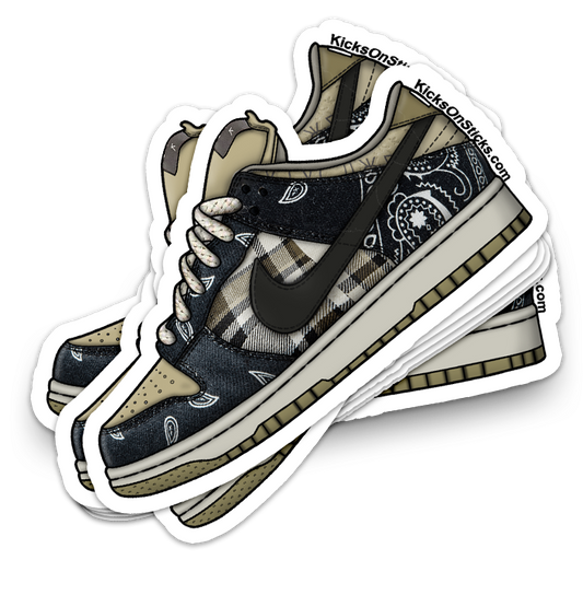 SB Dunk Low "Travis Scott" Sneaker Sticker