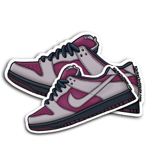 SB Dunk Low "True Berry" Sneaker Sticker