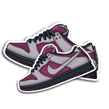 SB Dunk Low "True Berry" Sneaker Sticker