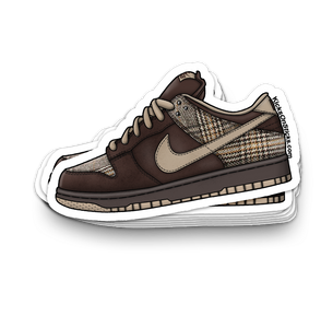 SB Dunk Low "Tweed" Sneaker Sticker