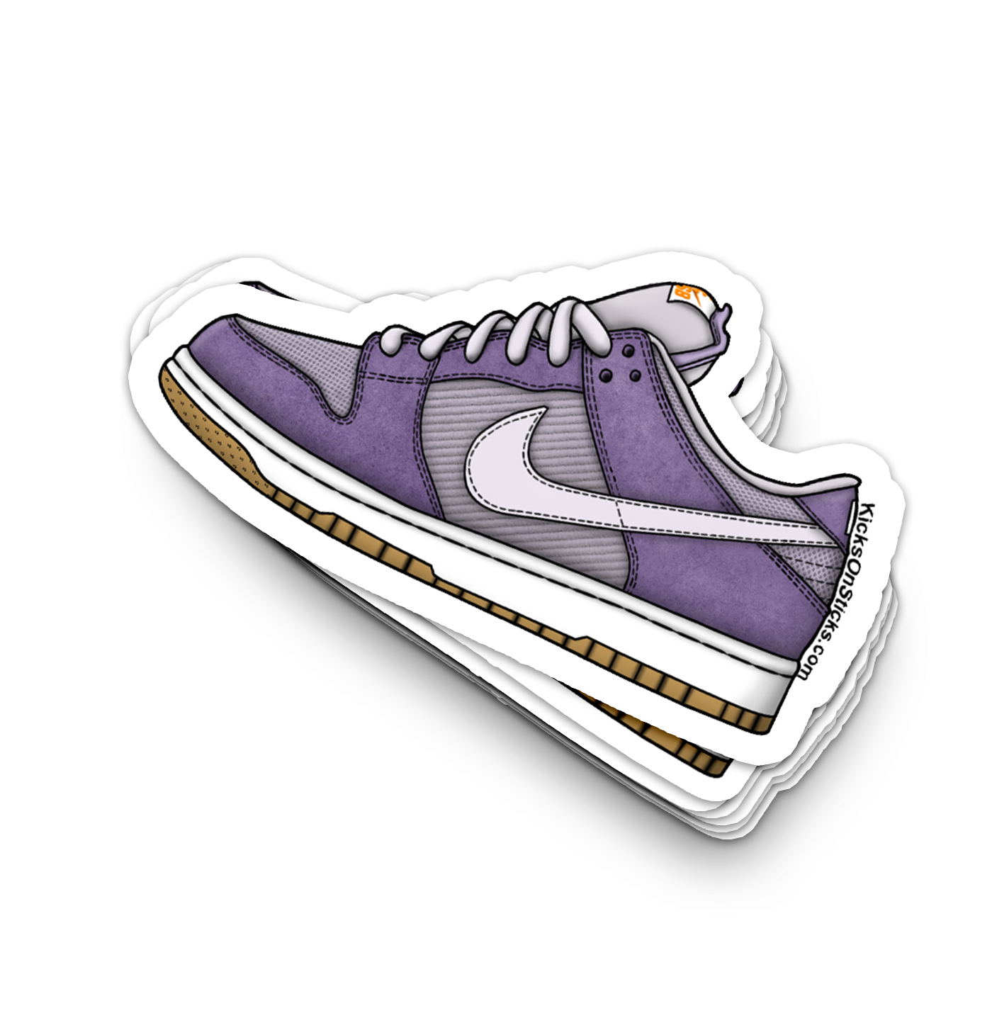 SB Dunk Low "Unbleached Lilac" Sneaker Sticker