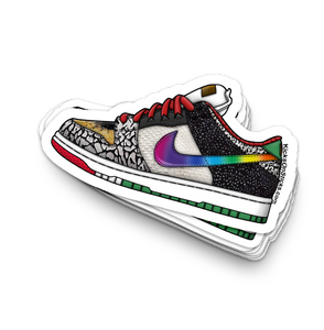 SB Dunk Low "What The P-Rod" Sneaker Sticker
