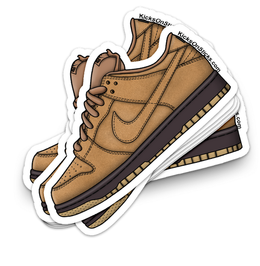 SB Dunk Low "Wheat 2020" Sneaker Sticker