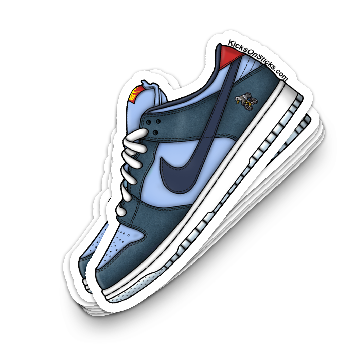 SB Dunk Low "Why So Sad" Sneaker Sticker
