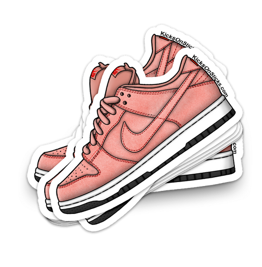 SB Dunk Low "Pink Pig" Sneaker Sticker