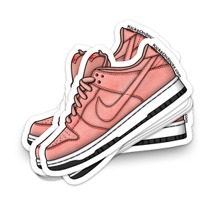 SB Dunk Low "Pink Pig" Sneaker Sticker