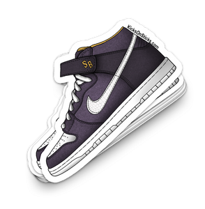 SB Dunk Mid "Abyss" Sneaker Sticker