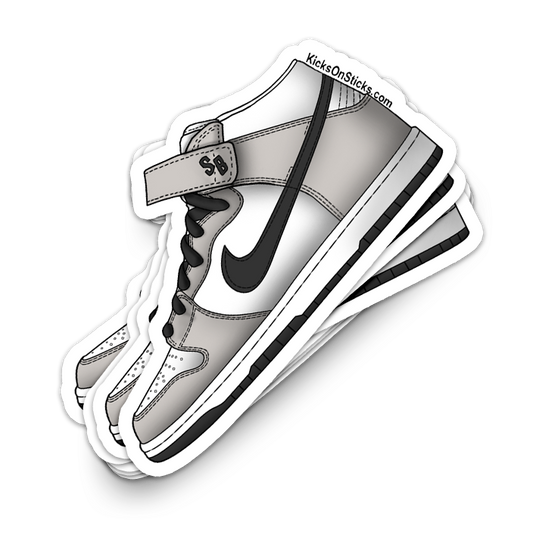 SB Dunk Mid "Bone" Sneaker Sticker