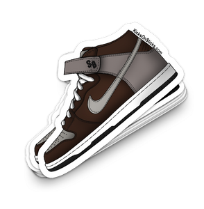 SB Dunk Mid "Cappuccino" Sneaker Sticker