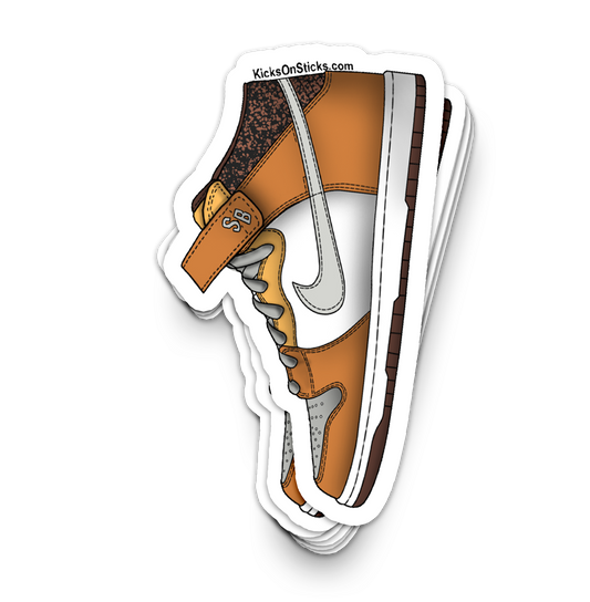 SB Dunk Mid "Fender Bass" Sneaker Sticker