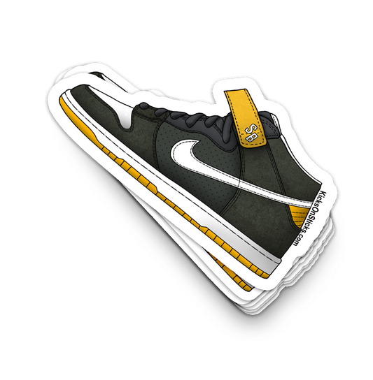 SB Dunk Mid "Green Bay" Sneaker Sticker