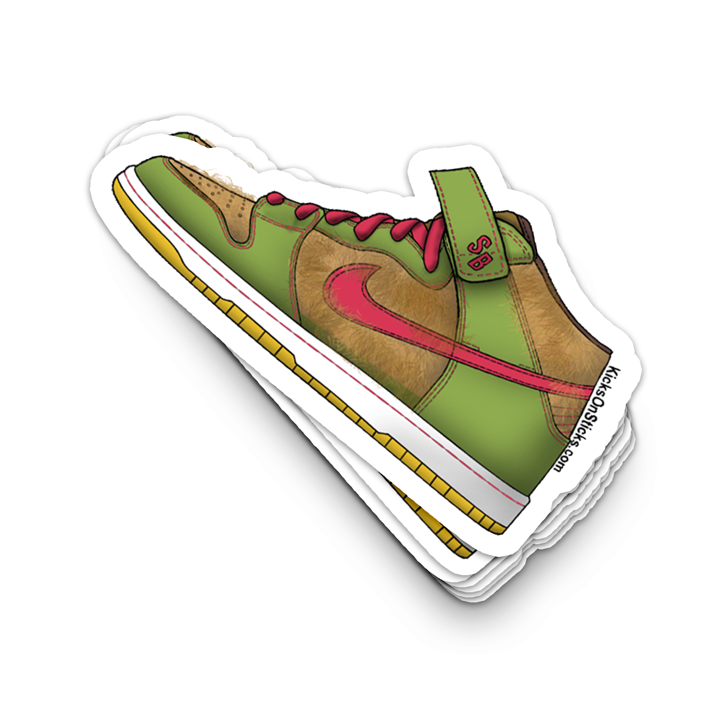 SB Dunk Mid "Mama Bear" Sneaker Sticker