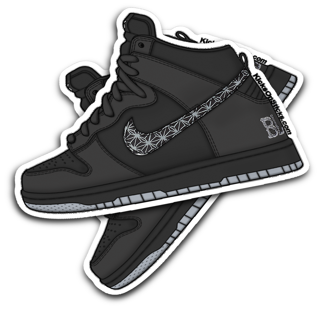 SB Dunk High "Black Bar" Sneaker Sticker