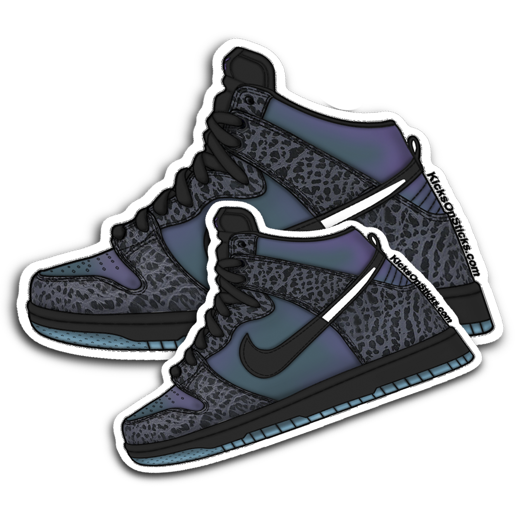 SB Dunk High "Black Sheep Hornets" Sneaker Sticker