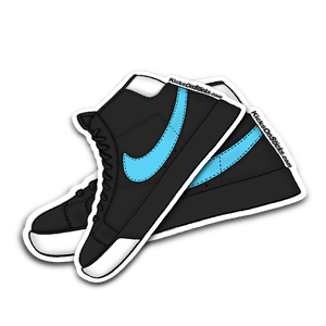 SB Blazer "Black Vivid Blue" Sneaker Sticker
