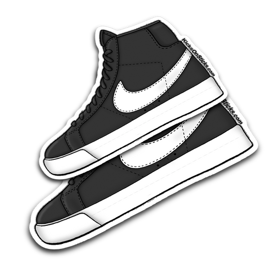 SB Blazer "Black White" Sneaker Sticker