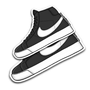 SB Blazer "Black White" Sneaker Sticker