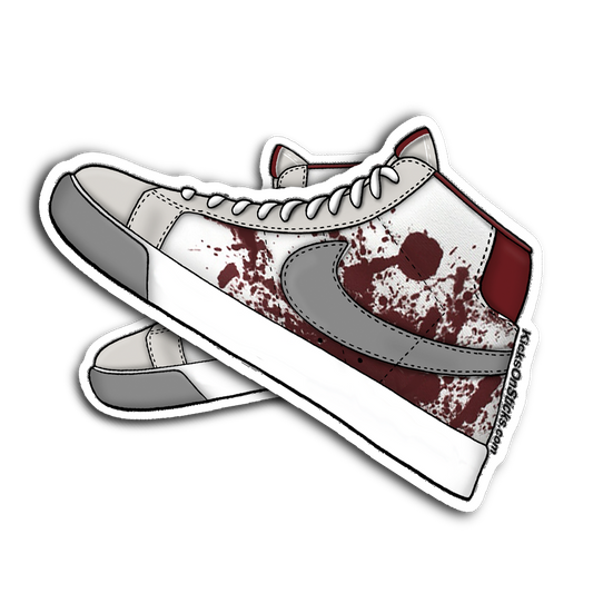 SB Blazer "Blood Splatter" Sneaker Sticker