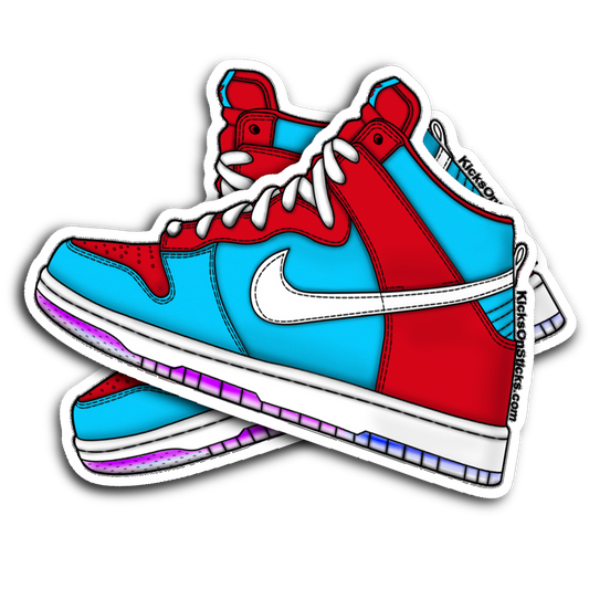 SB Dunk High "Bloody Gums" Sneaker Sticker