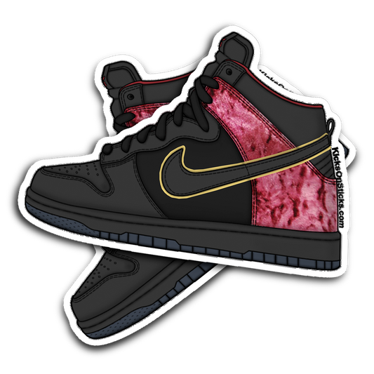 SB Dunk High "Bloody Sunday" Sneaker Sticker