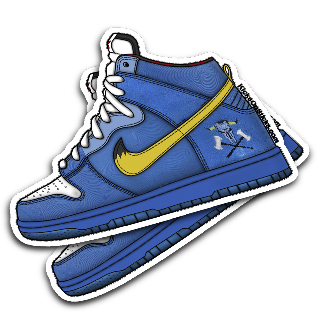 SB Dunk High "Blue Ox" Sneaker Sticker