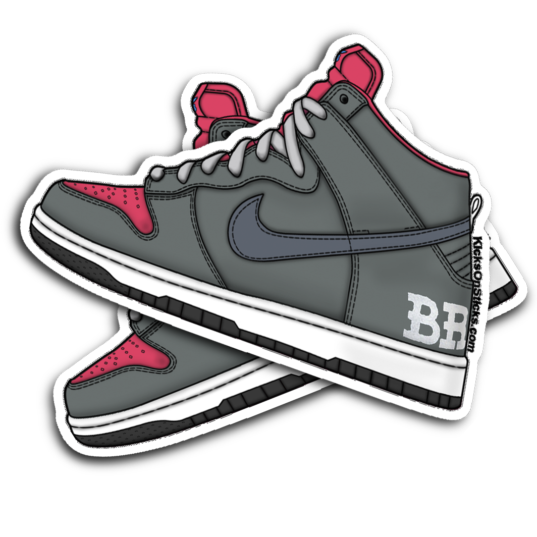 SB Dunk High "Brainwreck" Sneaker Sticker