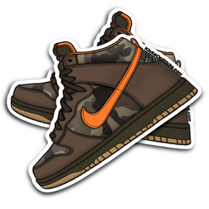 SB Dunk High "Brian Anderson" Sneaker Sticker