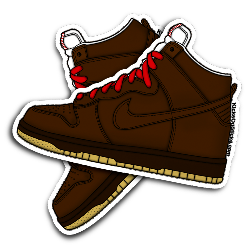 SB Dunk High "Budweiser" Sneaker Sticker