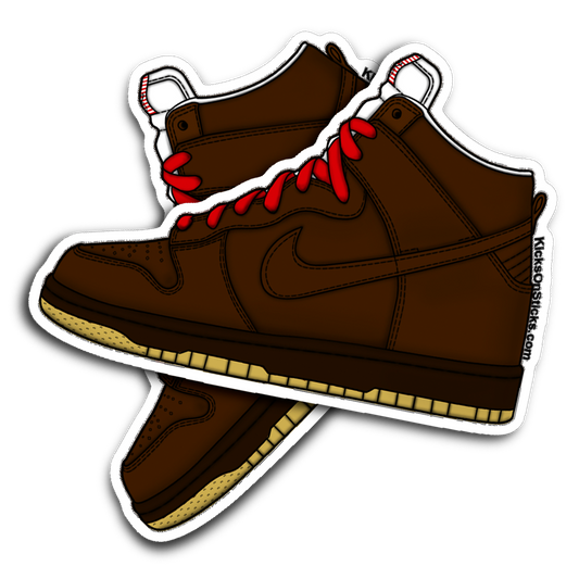 SB Dunk High "Budweiser" Sneaker Sticker