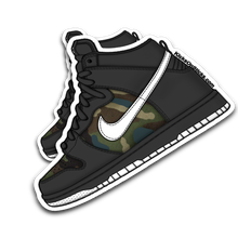 SB Dunk High "Camo" Sneaker Sticker