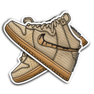 SB Dunk High "Chicken Waffles" Sneaker Sticker