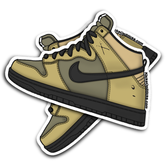 SB Dunk High "Chromeball" Sneaker Sticker