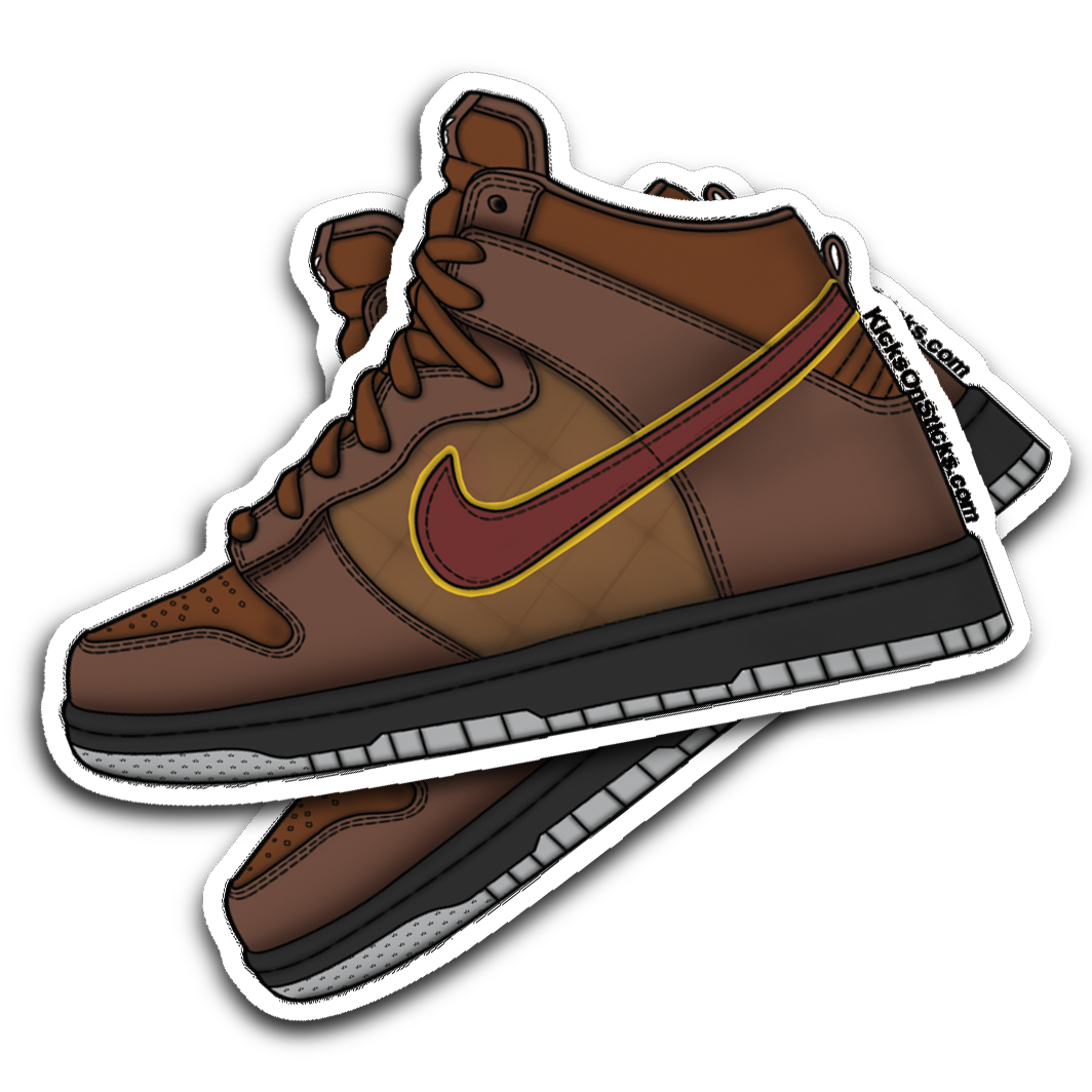 SB Dunk High "Cigar City" Sneaker Sticker
