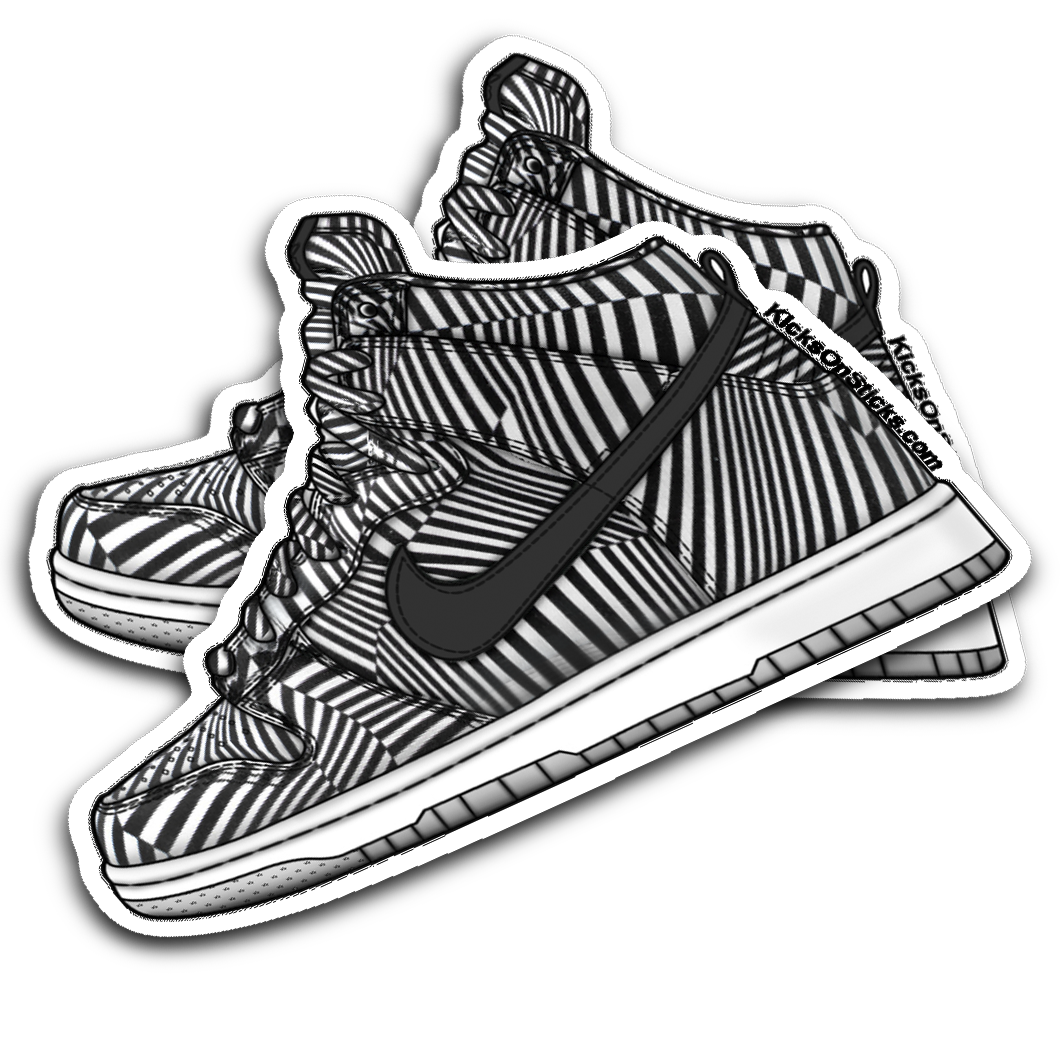 SB Dunk High "Concept Car" Sneaker Sticker