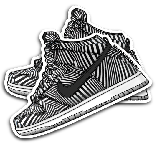 SB Dunk High "Concept Car" Sneaker Sticker