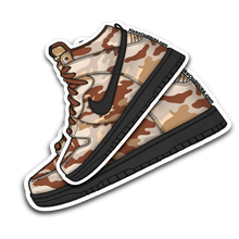 SB Dunk High "Desert Camo" Sneaker Sticker