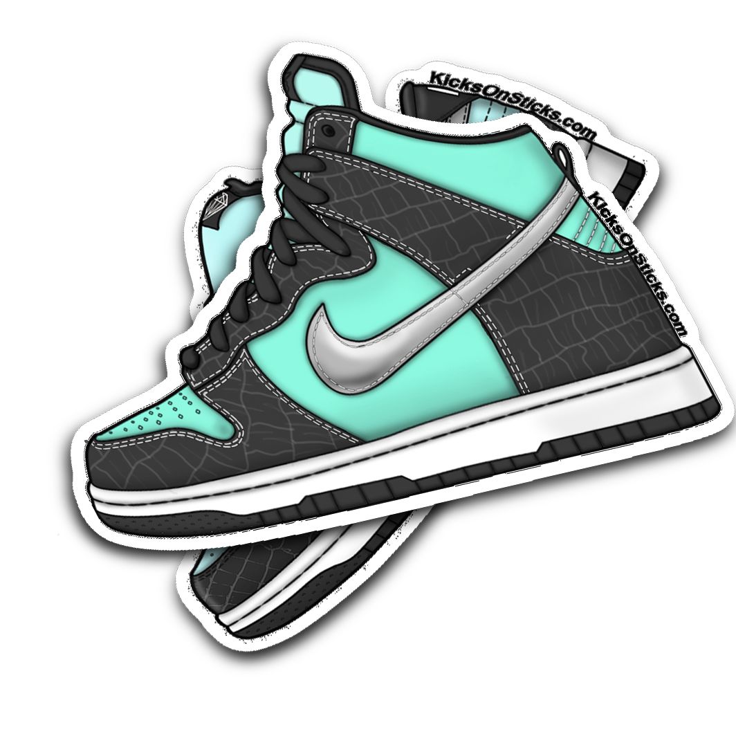 SB Dunk High "Diamond" Sneaker Sticker