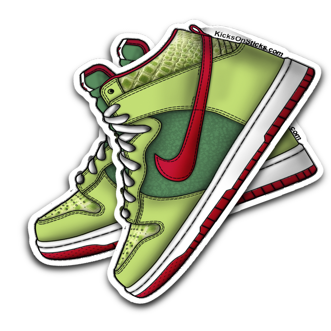 SB Dunk High "Dr Feel Good" Sneaker Sticker