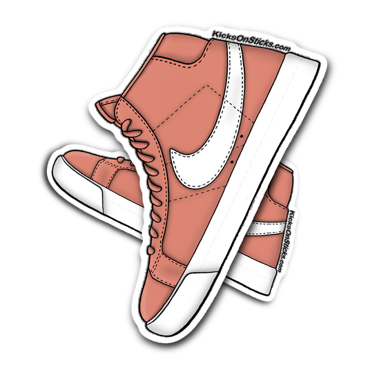 SB Blazer "Dusty Peach" Sneaker Sticker