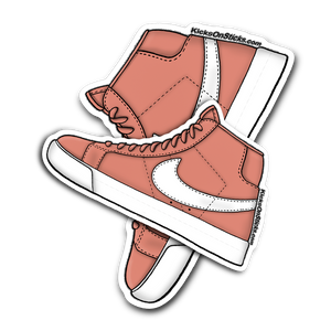 SB Blazer "Dusty Peach" Sneaker Sticker