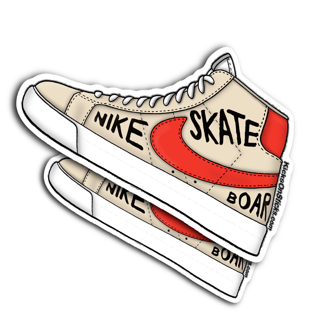 SB Blazer "Geoff McFetridge" Sneaker Sticker
