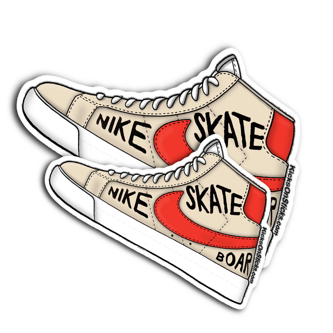 SB Blazer "Geoff McFetridge" Sneaker Sticker